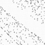 流れいく無数の文字たち — The flowing countless characters —